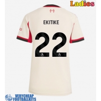 Liverpool Hugo Ekitike #22 Replica Away Shirt Ladies 2025-26 Short Sleeve